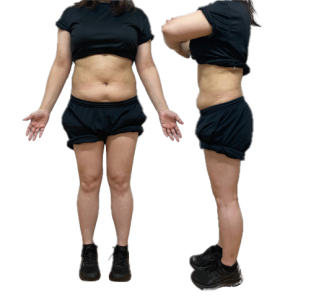 32歳女性（身長159cm）ダイエット前の全身写真 BEFORE